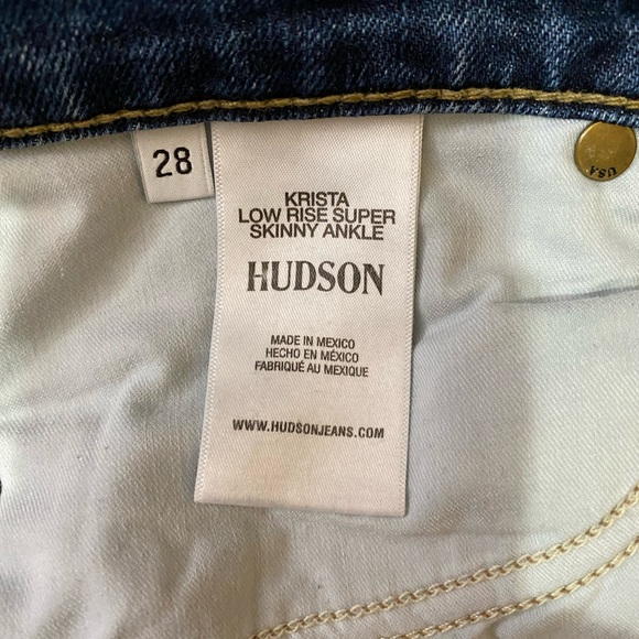 Hudson Krista Low Rise Super Skinny Ankle Jeans - Picture 6 of 7